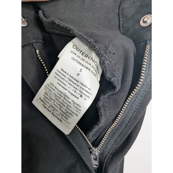 Outerknown Black Denim Short Sleeve Jumpsuit - Picture 10 of 10